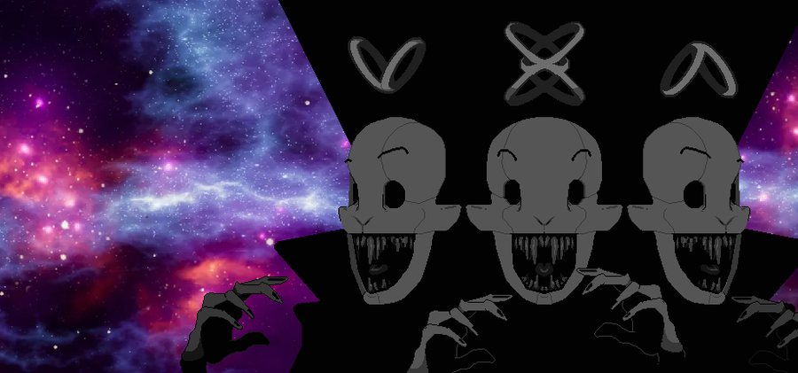 Three masked vampire sovereigns against a nebula, no logo